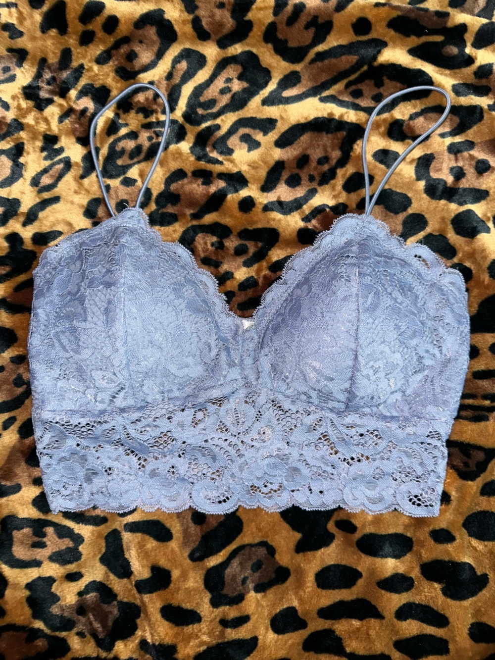 Bozzolo Lace Periwinkle Bralette Sz. S